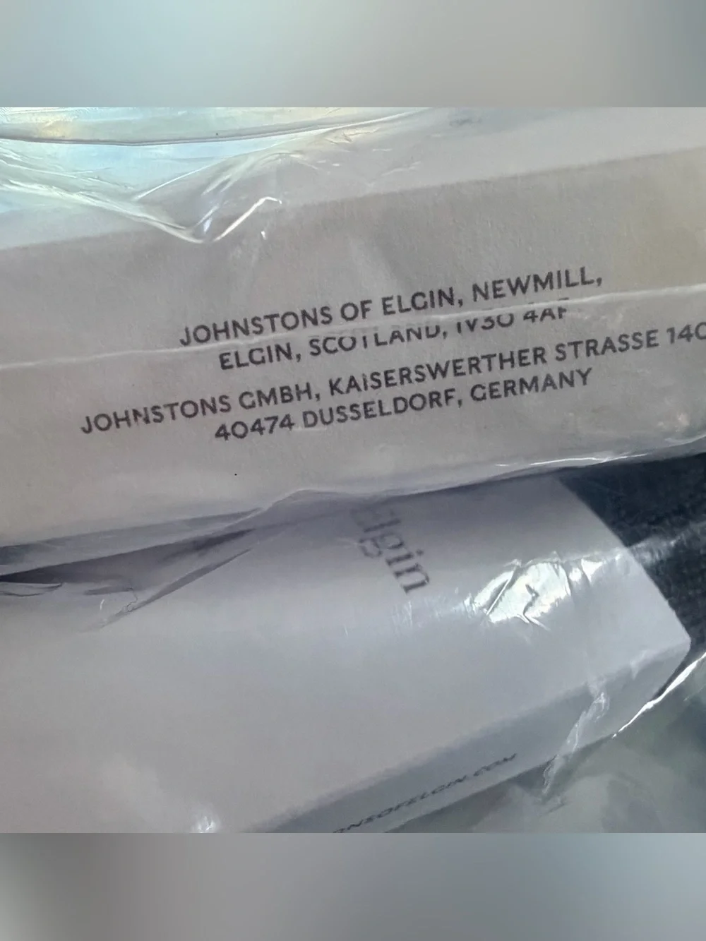 NWT 4  Johnstons of Elgin Ribbed Cashmere-Blend Socks in Charcoal Gray - Picture 6 of 7